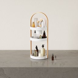 Bellwood - Organizador de Cosméticos Branco e Natural - 4