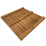 2 Deck Madeira Modular Eucalipto 50x50 Pintado Stain Imbuia - 5