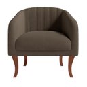 Ver mais imagens de Poltrona Veludo com Apoio para os Braços Naty