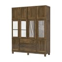 Ver imagem 3 de Guarda Roupa Casal 10 Portas 4 Espelhos 3 Gavetas e Pés Paris