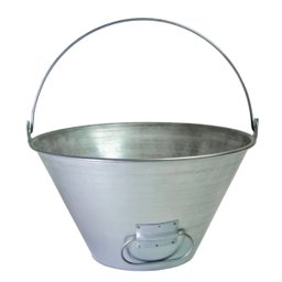 Kit 3 Balde Metal Chapa Galvanizada com Pegador 8l - Volpato - 1