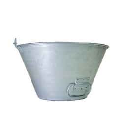 Kit 3 Balde Metal Chapa Galvanizada com Pegador 8l - Volpato - 3