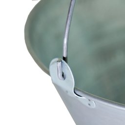 Kit 3 Balde Metal Chapa Galvanizada com Pegador 8l - Volpato - 5