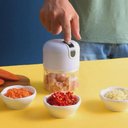 Ver imagem 4 de Mini Processador Moedor Elétrico Alho sem Fio Alimentos Usb