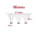 Ver imagem 3 de Pisca Cascata Cordão de Luz Estrela LED Branco 6 Metros 220V