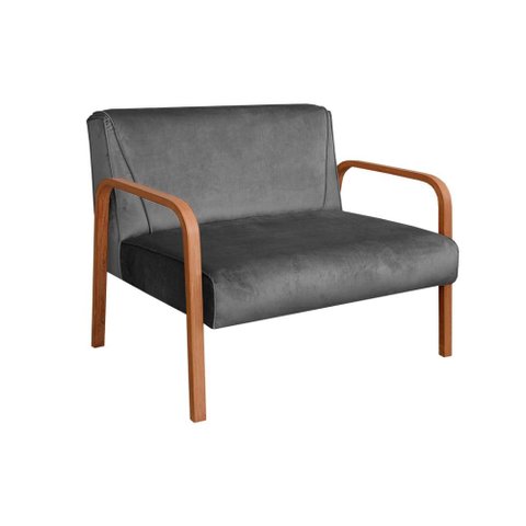 Namoradeira Anita Cor:Veludo Cinza 220
