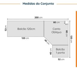 Cozinha Modulada 6 Peças com Tampo 3 Aéreos e 3 Balcões Ipanema CabeCasa MadeiraOriginals Verde/Acác - 4 Cozinha Modulada 6 Peças com Tampo 3 Aéreos e 3 Balcões Ipanema CabeCasa MadeiraOriginals Verde/Acác - 4