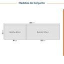 Ver imagem 7 de Cozinha Planejada 4 Peças com Tampo 2 Aéreos 5 Portas e 2 Balcões Ipanema CabeCasa MadeiraOriginals B