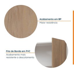 Cozinha Modulada 4 Peças com Tampo 2 Aéreos 5 Portas e 2 Balcões Ipanema CabeCasa MadeiraMadeira - 10