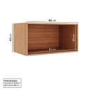 Ver mais imagens de Cozinha Modulada 4 Peças com Armários, Balcão e Torre Quente Aroeira CabeCasa MadeiraOriginals