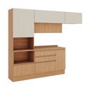 Ver imagem 3 de Cozinha Modulada 4 Peças com Armários, Balcão e Torre Quente Aroeira CabeCasa MadeiraOriginals