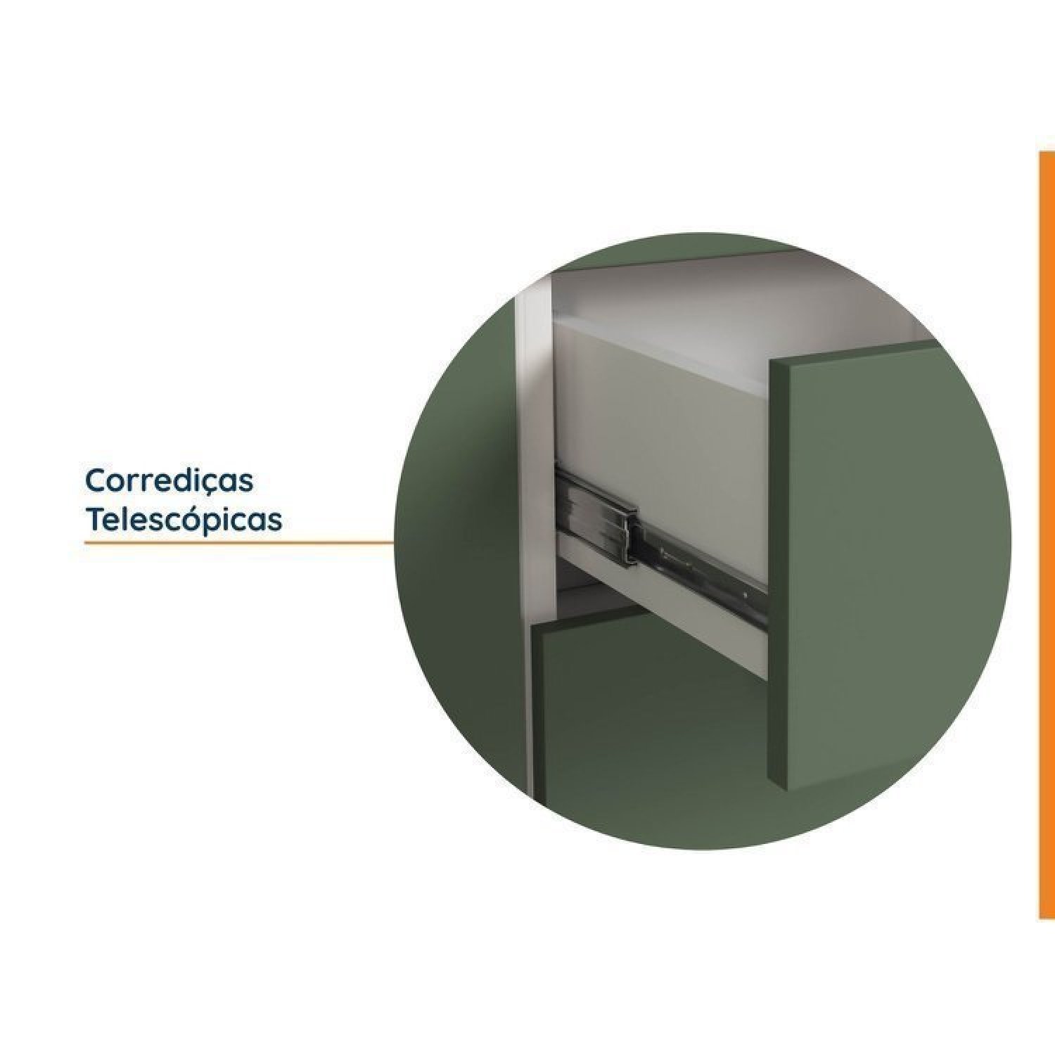 Cozinha Modulada 6 Peças Sem Tampo 3 Aéreos e 3 Balcões Ipanema CabeCasa MadeiraMadeira - 9