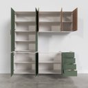 Ver imagem 6 de Cozinha Modulada 4 Peças sem Tampo 2 Aéreos 5 Portas e 2 Balcões Ipanema CabeCasa MadeiraOriginals