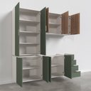 Ver imagem 5 de Cozinha Modulada 4 Peças sem Tampo 2 Aéreos 5 Portas e 2 Balcões Ipanema CabeCasa MadeiraOriginals