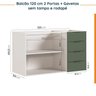 Cozinha Modulada 4 Peças sem Tampo 2 Aéreos 5 Portas e 2 Balcões Ipanema CabeCasa MadeiraOriginals - 16