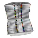 Ver imagem 3 de Super Kit Estojo Canetinhas Profissional Permanente Ponta Dura 1°linha Touch 60 Cores Acrilic Maker