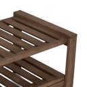 Ver imagem 4 de Mesa de Apoio para Jardim Madeira Maciça Yescasa Marrom/Nogueira