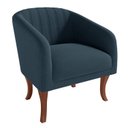 Ver imagem 1 de Poltrona Veludo com Apoio para os Braços Naty