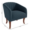 Ver imagem 4 de Poltrona Veludo com Apoio para os Braços Naty