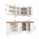 Ver imagem 6 de Cozinha Modulada 6 Peças com Tampo 3 Aéreos e 3 Balcões Ipanema CabeCasa MadeiraOriginals