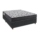 Ver imagem 1 de Conjunto Cama Box Cinza Casal + Colchão D33 Iso100 Ortobom