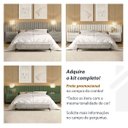 Ver imagem 4 de Mesa de Cabeceira 51cm com 2 Gavetas e Pés em Metal 100% MDF