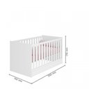 Ver imagem 6 de Quarto de Bebê com Berço Mini Cama e Cômoda 4 Gavetas 1 Porta Q Encanto