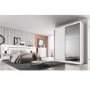 Ver imagem 5 de Guarda Roupa Carrara 2 Portas 3 Gavetas com Espelho Clic Moveis