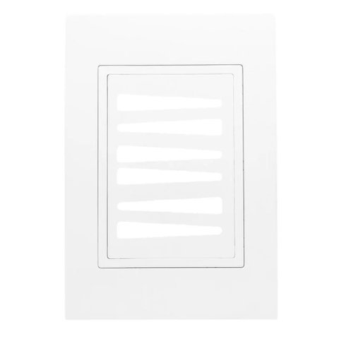 Placa 4x2 6 Interruptor Branco - Rvb-1300/191 - Ravenna