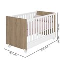 Ver imagem 5 de Quarto de Bebê Completo Berço Mini Cama e Guarda Roupa 3 Portas Q Encanto