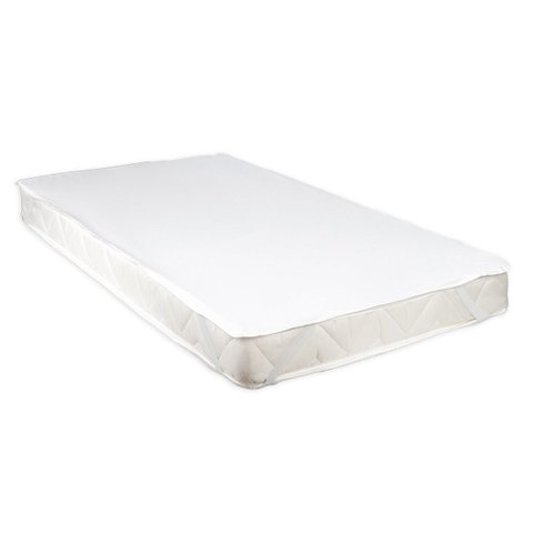 Capa Protetora de Colchão Impermeável Casal King 193x203cm com Elástico:branco