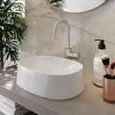 Ver imagem 4 de Cuba de Apoio para Banheiro em Mármore Sintético Lira