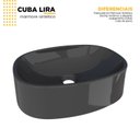 Ver imagem 4 de Cuba de Apoio para Banheiro em Mármore Sintético Lira