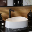 Ver imagem 2 de Cuba de Apoio para Banheiro em Mármore Sintético Petra