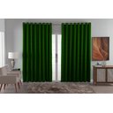 Ver imagem 1 de Cortina Jacquard Luxo em Tecido Semi Blackout Sala 5,00x2,80:verde Musgo