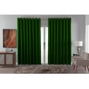 Ver imagem 2 de Cortina Jacquard Luxo em Tecido Semi Blackout Sala 5,00x2,80:verde Musgo