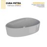 Cuba de Apoio para Banheiro em Mármore Sintético Petra - 5