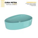 Ver imagem 4 de Cuba de Apoio para Banheiro em Mármore Sintético Petra