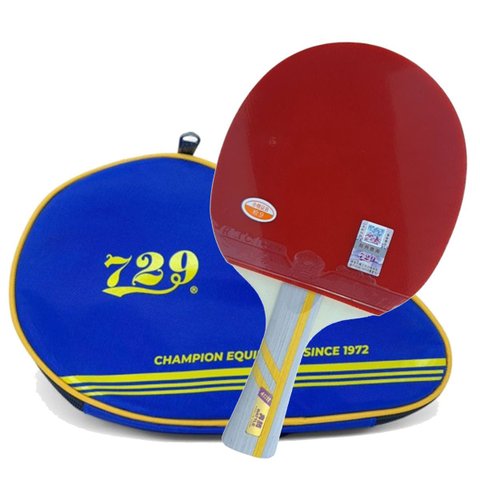 Raquete de Ping Pong Profissional Equilibrada Confortavel Versatil Esporte Recreação Tenis de Mesa 4