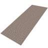 Tapete Passadeira 3,00M x 65cm Grande para Cozinha Nórdico - Marrom Escuro - 1