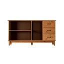 Ver imagem 5 de Buffet Aparador Rústico Madeira Maciça 3 Portas 3 Gavetas Bella Shop Jm - Carvalho