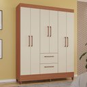 Ver imagem 1 de Guarda-Roupas Brilho 100% MDF 6 Portas 2 Gavetas