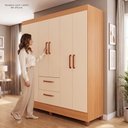 Ver imagem 7 de Guarda-Roupas Brilho 100% MDF 6 Portas 2 Gavetas