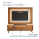 Ver mais imagens de Rack com Painel para TV até 58 Polegadas com LED 100% MDF Pés em Madeira Maciça Austria