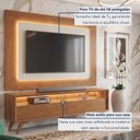 Ver imagem 6 de Rack com Painel para TV até 58 Polegadas com LED 100% MDF Pés em Madeira Maciça Austria