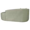 Ver imagem 4 de Recamier Curvo Orgânico 180cm 3 Lugares Lado Direito para Sala de Estar Bouclé Londres Verde Oliva