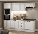 Ver imagem 1 de Cozinha Completa com Tampo e Rodapé 270cm 10 Peças Friz Genialflex