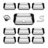10 Cubas Pia Inox N1 47x30x14 Aço 430 Cozinha As Atacado Kit - 1