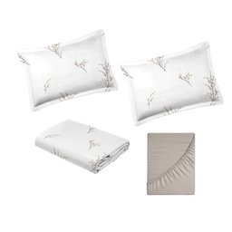 Jogo de Cama Queen Size 300 Fios Nova América - Aline (7370) - 5