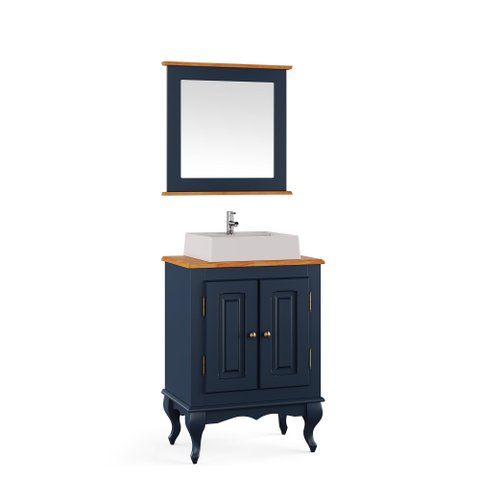 Balcão Lavabo 0,60m com Cuba - 3057